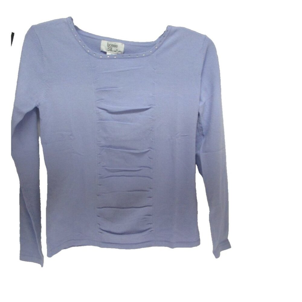 Women's Bonnie And Bill Gray  Long Sleeve  Top Size Medium New!!!